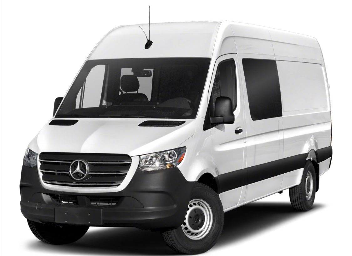 Mercedes-Benz Sprinter work van.